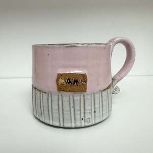 Homewares: Mama Mug Blush/Gold