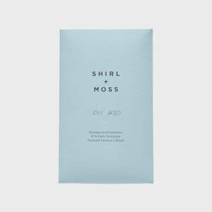 Homewares: Shirl & Moss Stoneground Espresso, 67% Dark