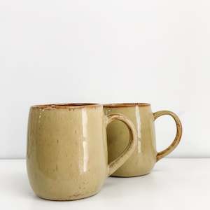 Handmade Speckled Oat Mug