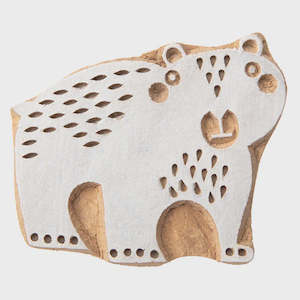 Homewares: Trade Aid Printing Block | Bear