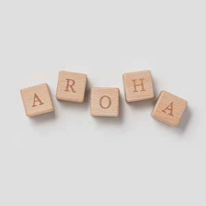 Over the Dandelions Aroha Wooden Block Set