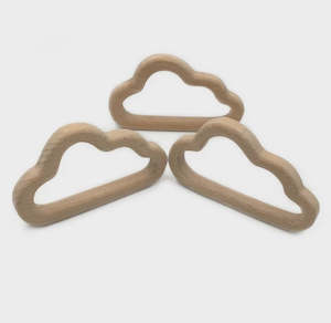 Wooden cloud Teether