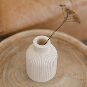 White Bud Vase