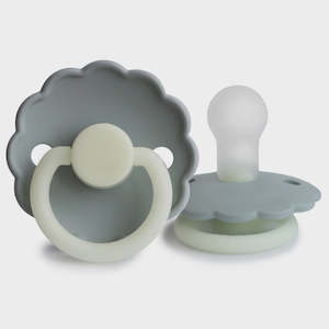 Homewares: Frigg Night Daisy Pacifier Silicone or Rubber - French Grey