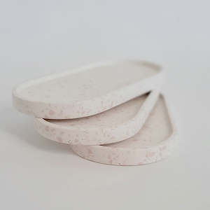 Homewares: Freckles Oval Terrazzo Dish