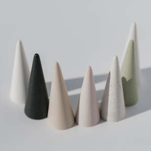 Homewares: Large Ring Cone - Nude