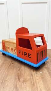 Wooden Ride on Fire Truck