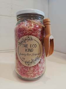 Sensory rice surprise jar- Blush + Fushia mix