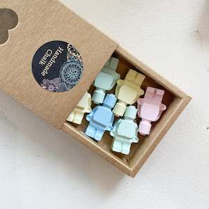 Mini Shape Chalk Boxes - Lego Men