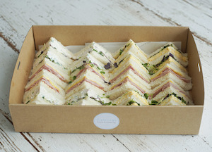 Cocktail Sandwiches – Champagne Ham and English Mustard