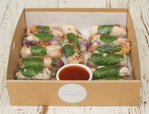 Vietnamese Chicken Rice Paper Rolls (GF)