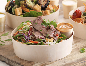 Thai Beef Noodle Salad Lunch Bowl