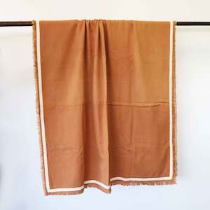 Rust Orange Throw