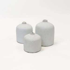 Milk Bottle White Vases