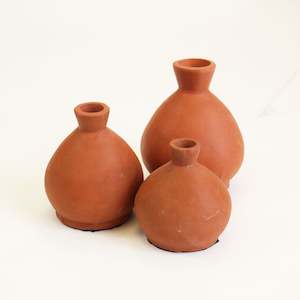 Terracotta Milk Bottle