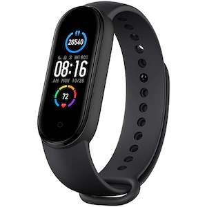 Mobile Accessories: Xiaomi Mi Band 5 Smart Bracelet Color AMOLED Screen Fitness Traker  Waterproof Global Version Black