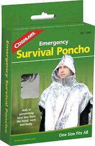 Camping equipment: Coghlans Emergency Survival Poncho