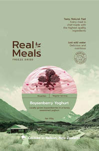 Camping equipment: Real Meals Boysenberry Yoghurt