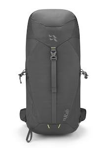 Camping equipment: Rab Aeon 35 Hiking Backpack Anthracite