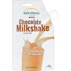 Back Country Cuisine Chocolate Milkshake