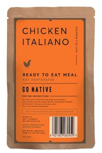 Camping equipment: Go Native Chicken Italiano, 250g