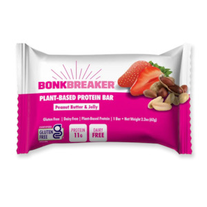 Bonk Breaker Protein + Energy Bar Peanut Butter & Jelly 1x 62g pack