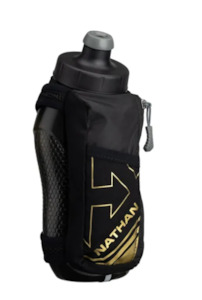 Camping equipment: Nathan SpeedMax Plus Black/Metallic Gold 650ml