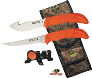 Outdoor Edge Wild-Bone Hunting Knives with Sharpener