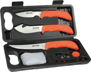 Camping equipment: Outdoor Edge Wild-Lite Compact Knife Set, 6 Piece