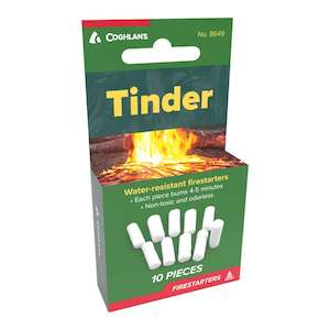 Camping equipment: Coghlans Tinder 10pc pack