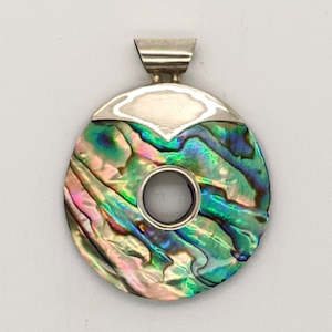 Paua-Abalone Donut Pendant