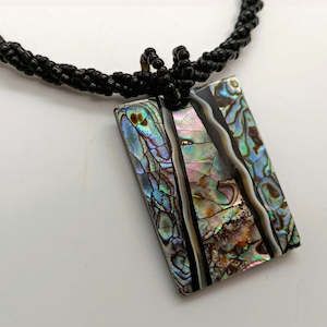 Paua Rectangle Necklace