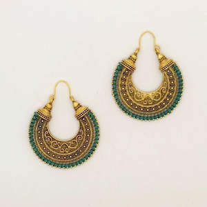 Clothing: Aztec Heart Earrings