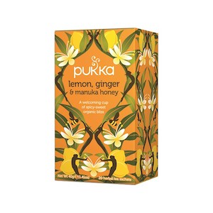 Pukka-Lemon,Ginger & Manuka Honey Tea