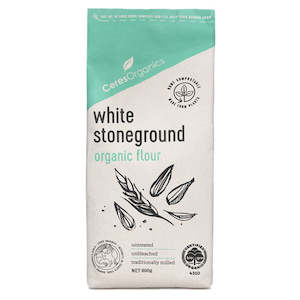 Clothing: Organic Stoneground White Flour