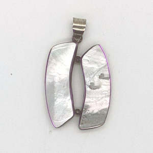 Mother of Pearl Double Pendant