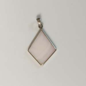 Mother of Pearl Diamond Pendant