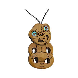 Rimu Wooden Pendant - Tiki