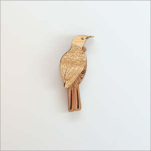 Gift: NZ Bamboo Magnet - Gorgeous Tui