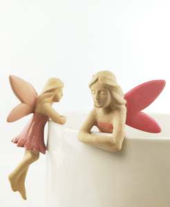 Gift: Fairy Pot Hanger Pink 8cm