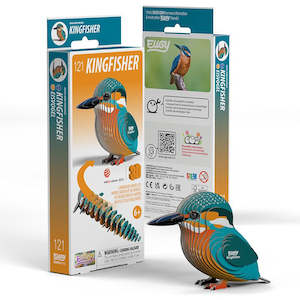 3D Cardboard Kit Set - Kingfisher