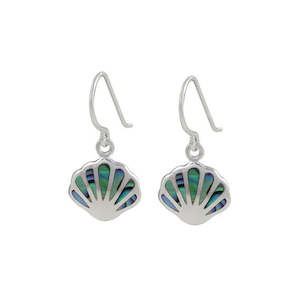 Sterling Silver Earring - Shell Paua