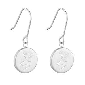 Round Fantail Pendant Earrings