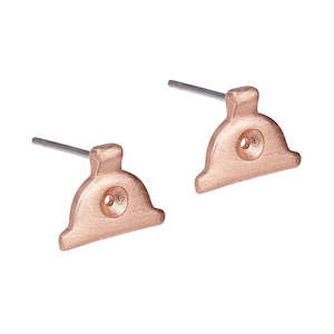 Gift: Rose Gold Shepherd's Whistle Earrings