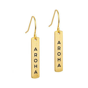 Te Reo Aroha - Love - Earrings