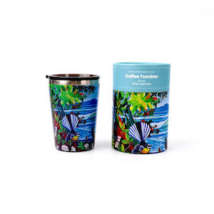 Gift: Coffee Tumbler - Fantail Rangitoto