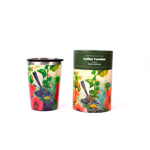 Coffee Tumbler - Fantail Hibiscus