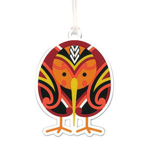 Bag Tag Tribal Kiwi