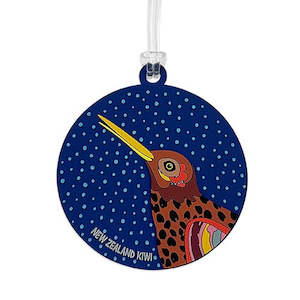 Bag Tag Bold & Bright Kiwi