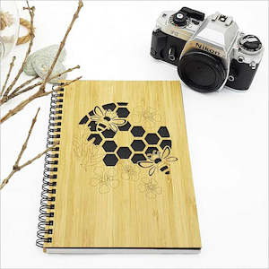 Gift: Bamboo Journal S - Bee Hive